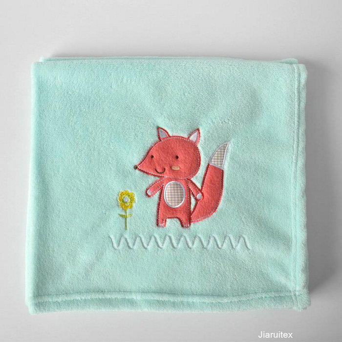 Baby coral pile blanket